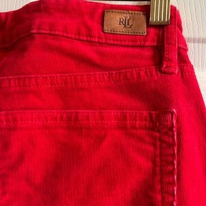 Ralph Lauren Red Jeans
